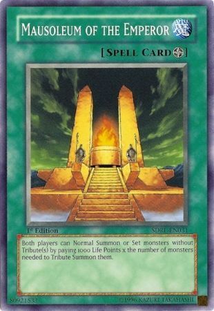 Mausoleum of the Emperor - SDRL-EN031 - Common 1st Edition Structure Deck: Rise of the Dragon Lord 1st Edition Singles