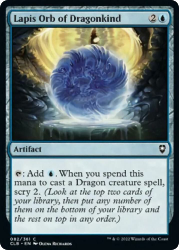 Lapis Orb of Dragonkind 082/361 - Commander Legends: Battle for Baldur&#39;s Gate (CLB)