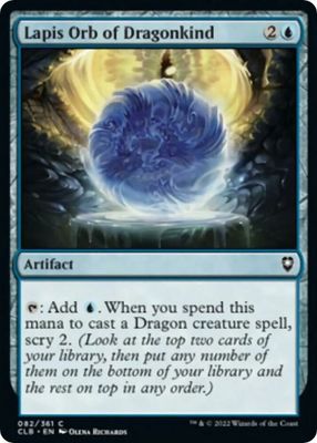 Lapis Orb of Dragonkind 082/361 - Commander Legends: Battle for Baldur&#39;s Gate (CLB)
