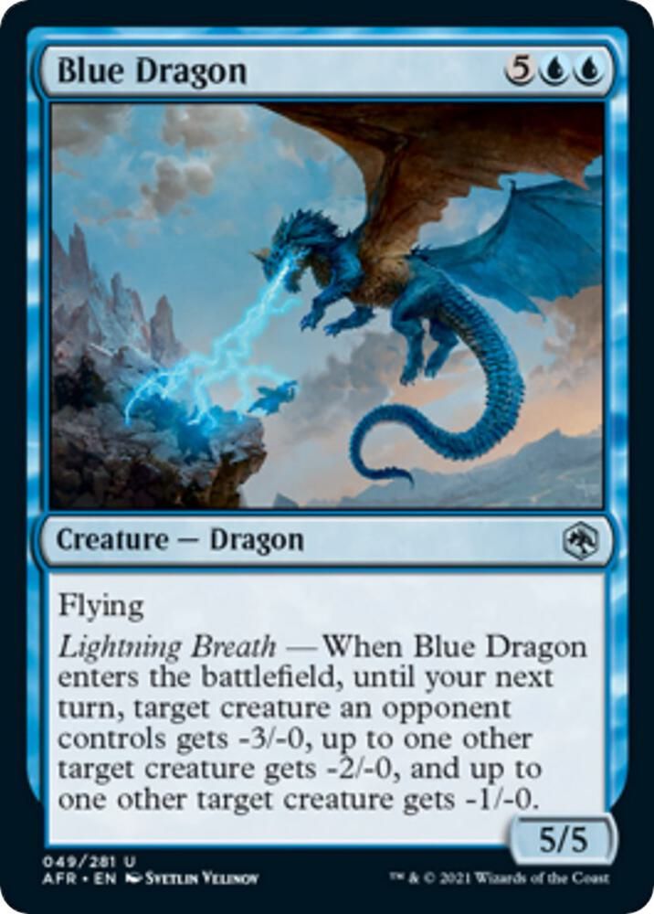 Blue Dragon 049/281 - Adventures in the Forgotten Realms (AFR)