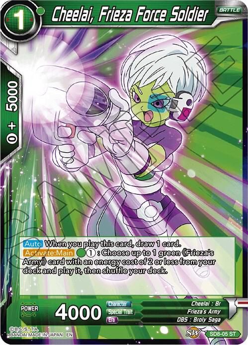 Cheelai, Frieza Force Soldier - Destroyer Kings (DBS-B06) Destroyer Kings (foil)