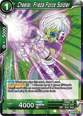 Cheelai, Frieza Force Soldier - Destroyer Kings (DBS-B06) Destroyer Kings (foil)