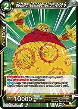 Botamo, Defender of Universe 6 - Assault of the Saiyans (DBS-B07) Assault of the Saiyans