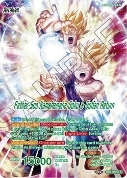 Son Gohan // Father-Son Kamehameha Goku &amp; Gohan Return - Universal Onslaught (DBS-B09) Universal Onslaught