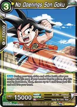 No Openings Son Goku - Cross Worlds (DBS-B03) Cross Worlds foild