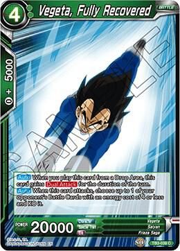 Vegeta, Fully Recovered - Clash of Fates (DBS-TB03) Clash of Fates