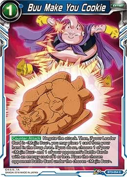 Buu Make You Cookie - Cross Worlds (DBS-B03) Cross Worlds