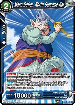 Majin Defier, North Supreme Kai - Cross Worlds (DBS-B03) Cross Worlds