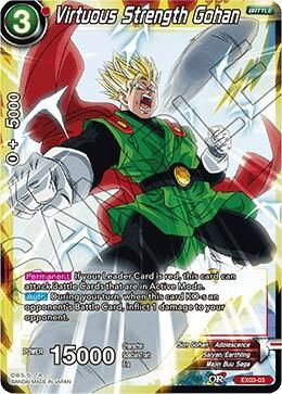 Virtuous Strength Gohan - Expansion Deck Box Set 03: Ultimate Box (DBS-BE03) Expansion Deck Box Set 03: Ultimate Box