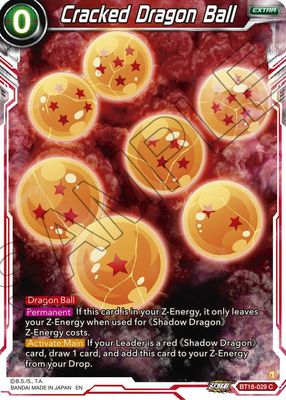 Cracked Dragon Ball - Dawn of the Z-Legends (DBS-B18) Dawn of the Z-Legends