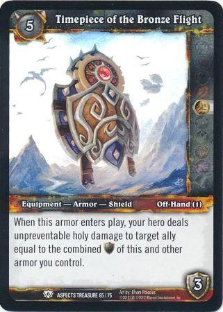 Timepiece of the Bronze Flight - Aspects Treasure 65/75 - Common foild WoW: Battle of the Aspects Treasure Pack Singles