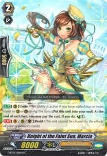 Knight of the Faint Sun, Marcia - G-BT07: Glorious Bravery of Radiant Sword (G-BT07) G-BT07: Glorious Bravery of Radiant Sword