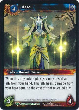 Aesa - Aspects Treasure 32/75 - Uncommon WoW: Battle of the Aspects Treasure Pack Singles foild