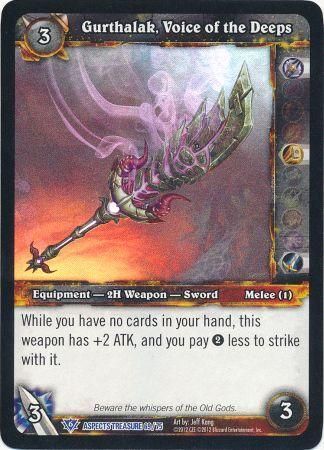 Gurthalak, Voice of the Deeps - Aspects Treasure 69/75 - Rare foild WoW: Battle of the Aspects Treasure Pack Singles