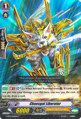 Chaesgal Liberator - G-BT10: Raging Clash of the Blade Fangs (G-BT10) G-BT10: Raging Clash of the Blade Fangs