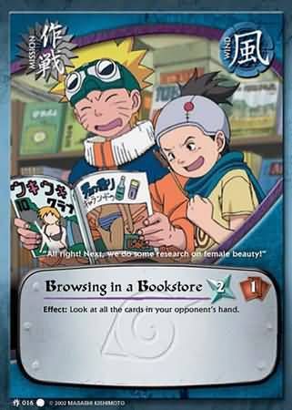 Browsing in a Bookstore - M-016 - Common Naruto: The Path to Hokage