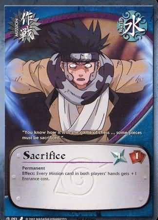 Sacrifice - M-093 - Common Naruto: Curse of the Sand