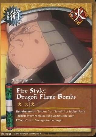 Fire Style: Dragon Flame Bombs - 148 - Uncommon Naruto: The Chosen