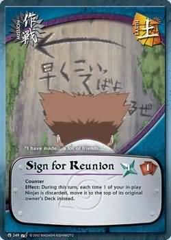 Sign for Reunion - M-249 - Common Naruto: Battle of Destiny