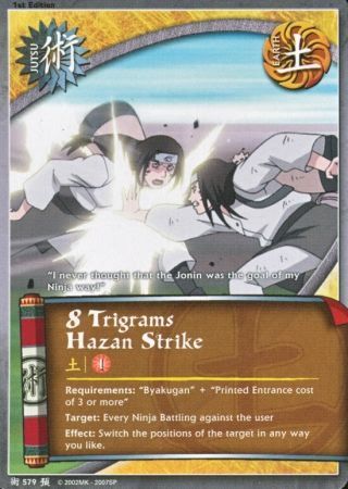 8 Trigrams Hazan Strike - J-579 - Common Naruto: Foretold Prophecy