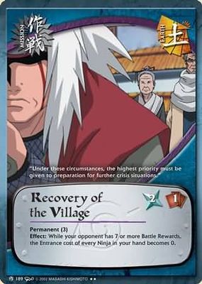 Recovery of the Village - M-189 - Rare Naruto: Dream Legacy
