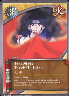 Fire Style: Fireball Jutsu - J-367 - Uncommon Naruto: Approaching Wind