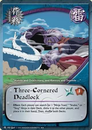 Three-Cornered Deadlock - M-193 - Rare Naruto: Dream Legacy