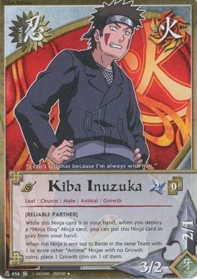 Kiba Inuzuka (Reliable Partner) - N-656 - Uncommon Naruto: Foretold Prophecy foild