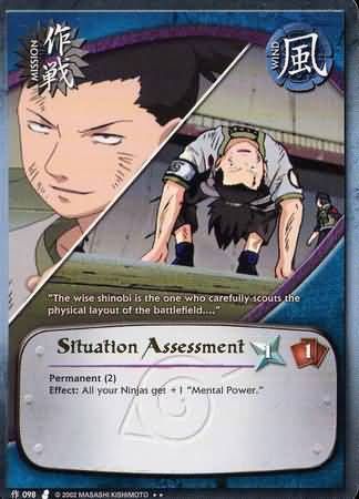 Situation Assessment - M-098 - Rare foild Naruto: Curse of the Sand