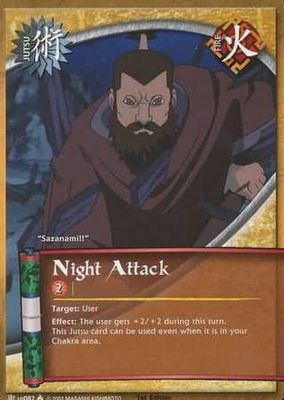Night Attack - us082 - Common Naruto: Lineage of the Legends