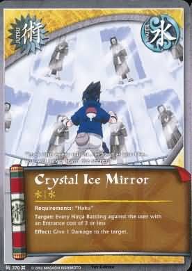 Crystal Ice Mirror - J-370 - Common Naruto: Approaching Wind