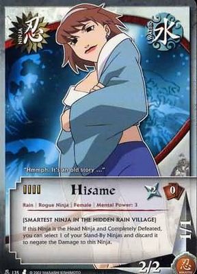 Hisame - N-135 - Common Naruto: Curse of the Sand