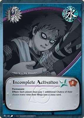 Incomplete Activation - M-140 - Common Naruto: Revenge and Rebirth