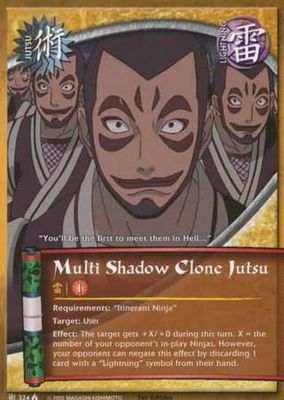 Multi Shadow Clone Jutsu - 324 - Common Naruto: Lineage of the Legends