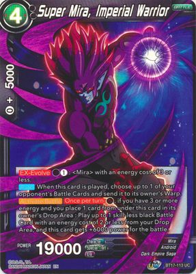 Super Mira, Imperial Warrior - BT17-113 - Uncommon Foil UW Series 8: Ultimate Squad Foil Singles
