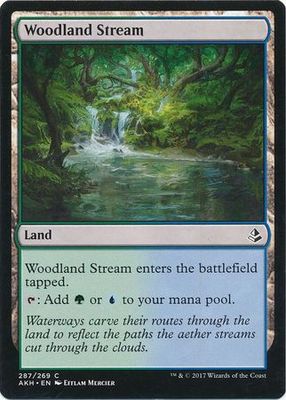Woodland Stream 287/269 Amonkhet Singles