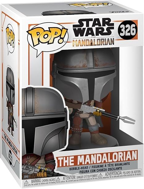 SJ Mandalorian Figura Funko Pop 326 Star Wars Figura