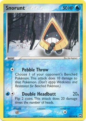 Snorunt - 64/108 - Common Ex Power Keepers Singles