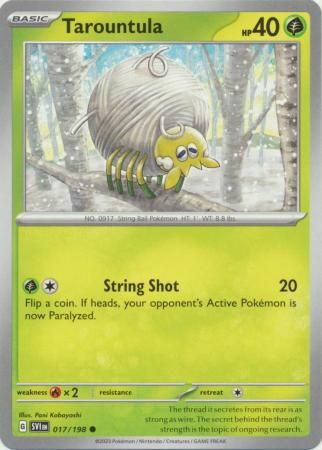 Tarountula - 017/198 - Common Scarlet &amp; Violet (Base Set) Singles
