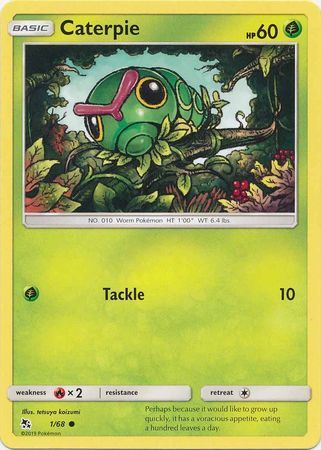 Caterpie - 1/68 - Common Hidden Fates Singles