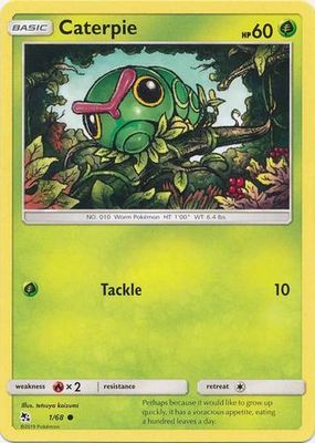 Caterpie - 1/68 - Common Hidden Fates Singles