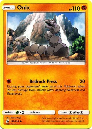 Onix - 103/236 - Common Sun &amp; Moon: Unified Minds Singles