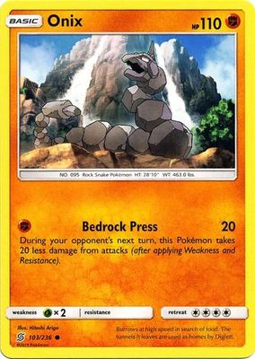 Onix - 103/236 - Common Sun &amp; Moon: Unified Minds Singles