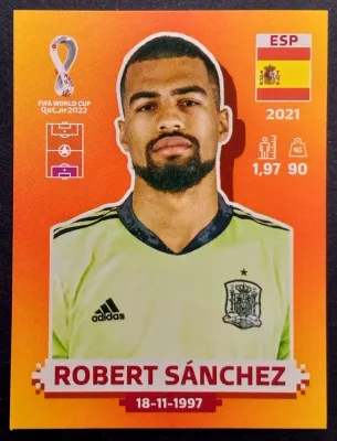 ROBERT SANCHEZ ESP 3/2022 FIFA WC Qatar PANINI