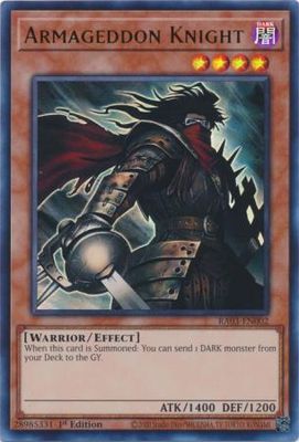 Armageddon Knight - RA03-EN002 - Ultra Rare 1st Edition Quarter Century Bonanza 1st Edition Singles