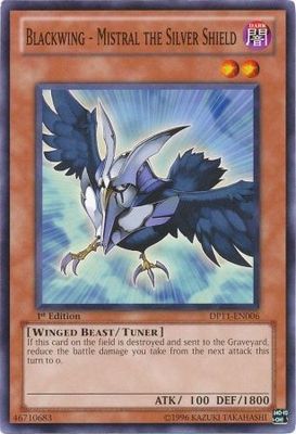 Blackwing - Mistral the Silver Shield- DP11-EN006 - Common 1st Edition Duelist Pack: Crow [DP11] (espanol)