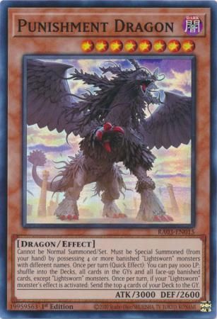 Punishment Dragon - RA03-EN015 - Super Rare 1st Edition Quarter Century Bonanza 1st Edition Singles