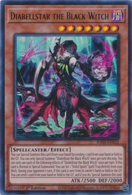 Diabellstar the Black Witch - RA03-EN032 - Ultra Rare 1st Edition Quarter Century Bonanza 1st Edition Singles