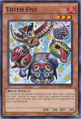 Totem Five - MP17-EN088 - Common 1st Edition 2017 Mega-Tins 1st Edition Singles
