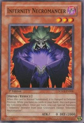 Infernity Necromancer - SOVR-EN008 - Common 1st Edition Stardust Overdrive [SOVR] 1st Edition Singles
